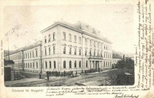 Máramarossziget, Sighetu Marmatei; Igazságügyi palota, kiadja Berger Miksa / Justice Palace (kis szakadás / small tear)