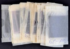 cca 1968 FŐMO hirdetőoszlopok, plakáthelyek Budapesten, 50 db szabadon felhasználható, jogdíjmentes ...