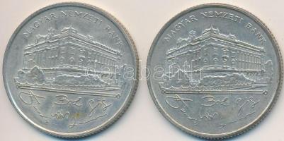 1993. 200Ft Ag "MNB" (2x) T:2,2- szennyeződés