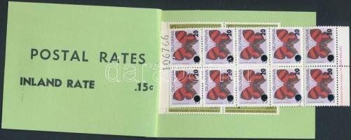 Definitive stamp-booklet, 1981/1982 Forgalmi, Lepke, Hal bélyegfüzet