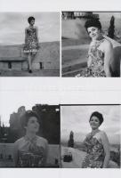 1966 Medgyesi Mária (1935-) színésznőről készült fotósorozat, Kotnyek Antal (1921-1990) fotóriporter...