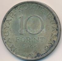 1948. 10Ft Ag "Széchenyi" T:2,2- kis ph., patina