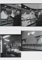 cca 1960 Budapesti nagyáruház, Kotnyek Antal (1921-1990) fotóriporter hagyatékában őrzött 11 db kora...