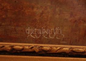 Kurucz D. István (1914-1996): Alföldi tanya a pusztában, napsütésben, vegyes technika, papír, jelzet...