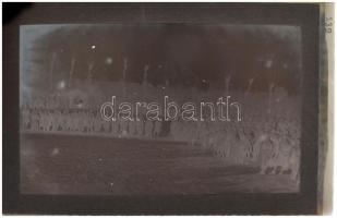 1917 Katonai negatívok feliratozva, 8 db üveglemez, 15x10 cm