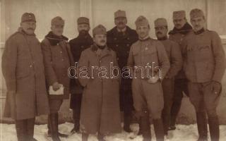 K.u.K. tisztek csoportképe, I. világháború / Austrian-Hungarian Military, group picture of officers, World War I, photo