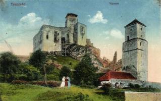 Trencsén, Trencin; Várrom / castle ruins (Rb)