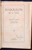 Frédéric Masson: Napóleon és a nők. Bp., é.n., A Társaság. Korabeli félvászonkötésben.