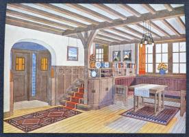 Erich Haenel - Heinrich Tscharmann: Die Wohnung der Neuzeit. Leipzig, 1908, J.J. Weber. 288 p. Korab...