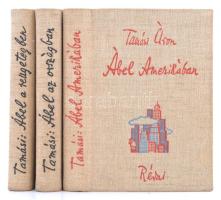 Tamási Áron: Ábel trilógia. Ábel a rengetegben, Ábel az országban, Ábel Amerikában. Bp., 1934, Révai. Kiadói illusztrált egészvászon-kötésben, jó állapotban.