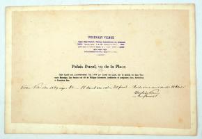 1867 Carlo Ponti felvétele Velencéről, Unghváry Vilmos m. kir. főmérnök gyűjteményéből, feliratozott...