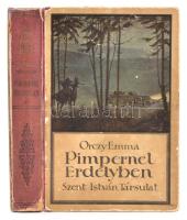 Orczy Emma: Pimpernel Erdélyben. Ford. Pogány Kázmér. Bp., 1927, Szt. István Társ. 365 p. A borító Jaschik Álmos munkája. Illusztrált kiadói félvászon-kötésben. Gerince kissé sérült. Ritka.