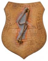 DN "Balatonfüred - Veszprém Megyei Idegenforgalmi Hivatal" zománcozott fém jelvény (36,5mm...