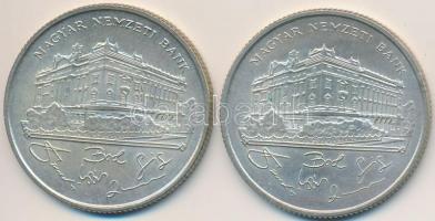 1993. 200Ft Ag "MNB" (2x) T:2,2-