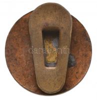 DN "M.K.A.SZ." zománcozott vasutas gomblyukjelvény (18,5mm) T:2