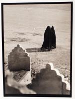 1986 Bakó János: Irak-Irán, feliratozott vintage fotóművészeti alkotás, 39x29 cm
