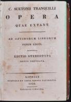 C. Suetonii Tranquilli Opera quae extant / ad optimorum librorum fidem edita. Ed. stereotypa denuo e...