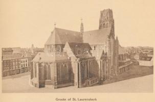 Rotterdam. Fekete-fehér látkép-fotókat tartalmazó leporelló. Kiadói aranyozott kartonkötésben. 21x15...