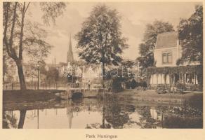 Rotterdam. Fekete-fehér látkép-fotókat tartalmazó leporelló. Kiadói aranyozott kartonkötésben. 21x15...