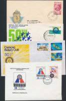 Rotary 28 stamps + 8 FDC Rotary motívum 28 db bélyeg + 8 db FDC
