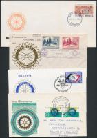 Rotary 28 stamps + 8 FDC Rotary motívum 28 db bélyeg + 8 db FDC