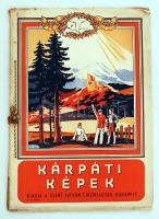 cca 1930 Kárpáti képek Szent István cikóriagyár kiadása. Hiányos képes irredenta gyűjtőmappa  néhány beragasztandó matricával, cca 10db