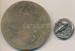 2db-os replika tétel: "II. Rákóczi Ferenc" + "Athén tetradrachma" T:2
2pcs of r...