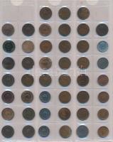 Tartalmas magyar fillér, forint gyűjtemény 2db albumba rendezve, benne: 1892-1902. 1f Br (11xklf) + ...