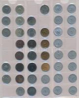 Tartalmas magyar fillér, forint gyűjtemény 2db albumba rendezve, benne: 1892-1902. 1f Br (11xklf) + ...