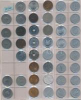 Tartalmas magyar fillér, forint gyűjtemény 2db albumba rendezve, benne: 1892-1902. 1f Br (11xklf) + ...