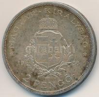 1936. 2P Ag "Liszt Ferenc" T:2 patina