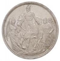 1896. 5K Ag "Ferenc József" U.P. jelzéssel ellátott fantáziaveret (24,31g) T:PP ujjlenyoma...