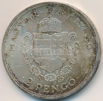 1935. 2P Ag "Rákóczi" T:2 patina
Adamo P7.2