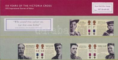 Victoria Cross of Merit 3 pairs in decorative holder, Victoria érdemkereszt 3 pár díszcsomagolásban