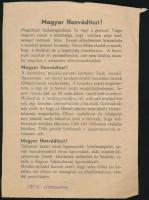 1956 Magyar Honvédtiszt! forradalmi röplap apró szakadással, 16x12cm