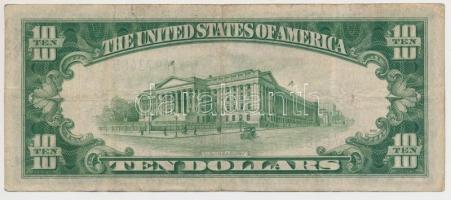 Amerikai Egyesült Államok 1934A 10$ "Alexander Hamilton" T:III
USA 1934A 10 Dollars &quot...