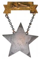 ~1950. "Kiváló műszaki dolgozó" zománcozott fém kitüntetés dísztokban T:2