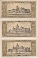 1946. 100.000.000P (3x) sorszámkövetők T:I,I-