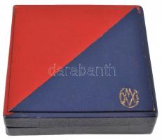 1967. "Csepel Vas- és Fémművek 75 év 1892-1967" Br emlékérem eredeti tokban (60,5mm) T:1-,...