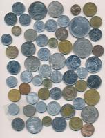 52db vegyes magyar és külföldi fémpénz, zseton, bankjegy + 1947. 5Ft Ag "Kossuth" T:vegyes
