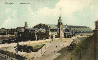 Hamburg, Hauptbahnhof / central railway station, tram