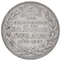 Ausztria 1897. "A Krajcár Társaság a Bécsi Iparosok Támogatására 50 éves jubieluma" jelzet...