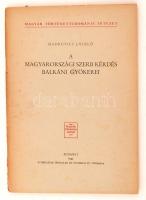 Hadrovics László: A magyarországi szerb kérdés balkáni gyökerei. Budapest, 1942, Athenaeum.  Kiadói papír kötésben.