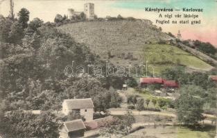 Károlyváros, Karlovac; a régi vár látképe / view of the old castle (EB)