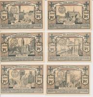 Németország / Weimari Köztársaság / Berlin 1922. 200pf (6xklf) szükségpénz T:I,I-
Germany / Weimar ...