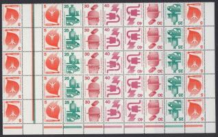 Safety Awareness half stampbooklet sheet, Baleset megelőzés bélyegfüzetív fele