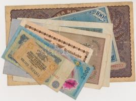 30db-os vegyes külföldi bankjegy tétel, közte Lengyelország, Német Birodalom, Románia T:vegyes 30pcs of various banknotes including Poland, German Empire, Romania C:mixed