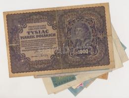 30db-os vegyes külföldi bankjegy tétel, közte Lengyelország, Német Birodalom, Románia T:vegyes
30pc...