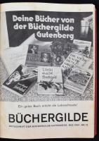 Zeitschrift der Büchergilde Gutenberg. Dez. 1934. Nr. 12. Wien, 1935, Gutenberg. 208 p. Korabeli egészvászon-kötésben, számos képpel.