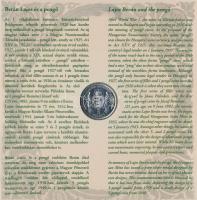 2007. 1Ft-100Ft 8klf db, szettben, benne "Berán Lajos és a pengő" Ag emlékérem (10g/0.999/...